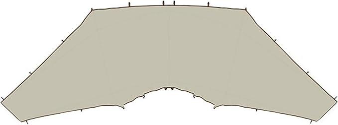 Naturehike Quarter/Hexagonal Camping Tent Canopy Sun Shade,Outdoor Tent for Camping,Fishing,Picnics, Canopy Available with Ground Cloth,Door Curtains, Connector (Connector, Large and Medium)