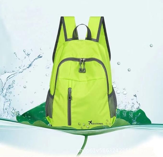 Geboldil Men's and women's leisure waterproof travel backpack green