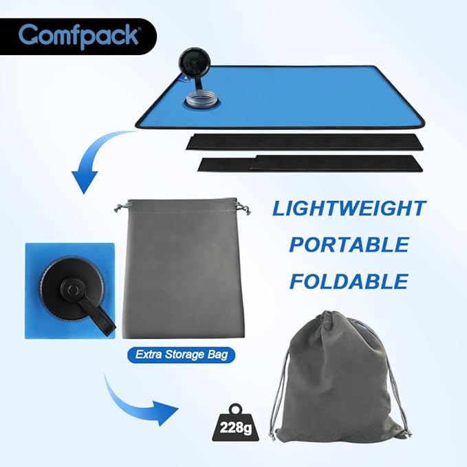 XL Refillable Ice Bag for Injuries, 21.2" x 13" Travel Ice Water Bag Physical Cold Therapy with Straps for Full Back, Hip, Pain Relief for Injuries, Muscle Pain, Swelling, Bruises ﻿