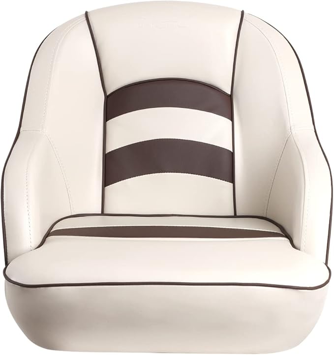 Bucket Pontoon Boat Seat (Tan/Brown)