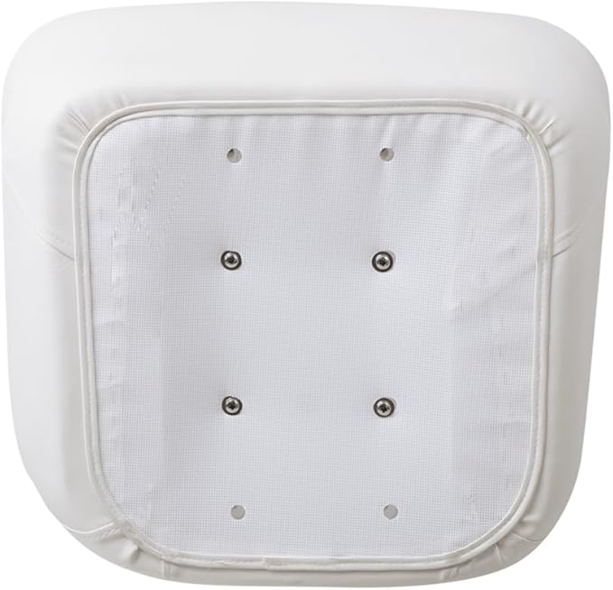 Bucket Pontoon Boat Seat (White/White)