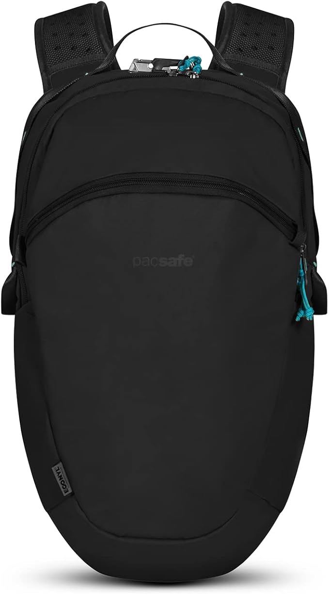 Pacsafe ECO 18L Anti Theft Backpack, ECONYL Black