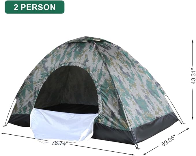 Outdoor Camping Tent, Outdoor Tent, Waterproof Against Rain Flies, Lightweight Backpack Tent for Backpacking and Hiking, Camping Outdoor Accessories Fully Covered Ten