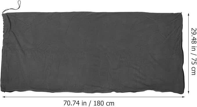 Happyyami Sleeping Bag Lightweight Fleece Blanket for Camping and Indoor Napping Portable Design for Adults Cold Weather Insulation