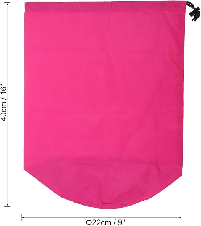 PATIKIL Stuff Sack, Waterproof Outdoor Storage Sack Portable Drawstring Dust Flap Bag for Backpacking