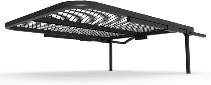 Tire Table Medium Aluminum Camping Table for Camp, Travel, Tailgating, Overlanding and Outdoor Work | Easily Holds 50 Pounds | Installs Within Seconds | 29" x 23" x 1.5"