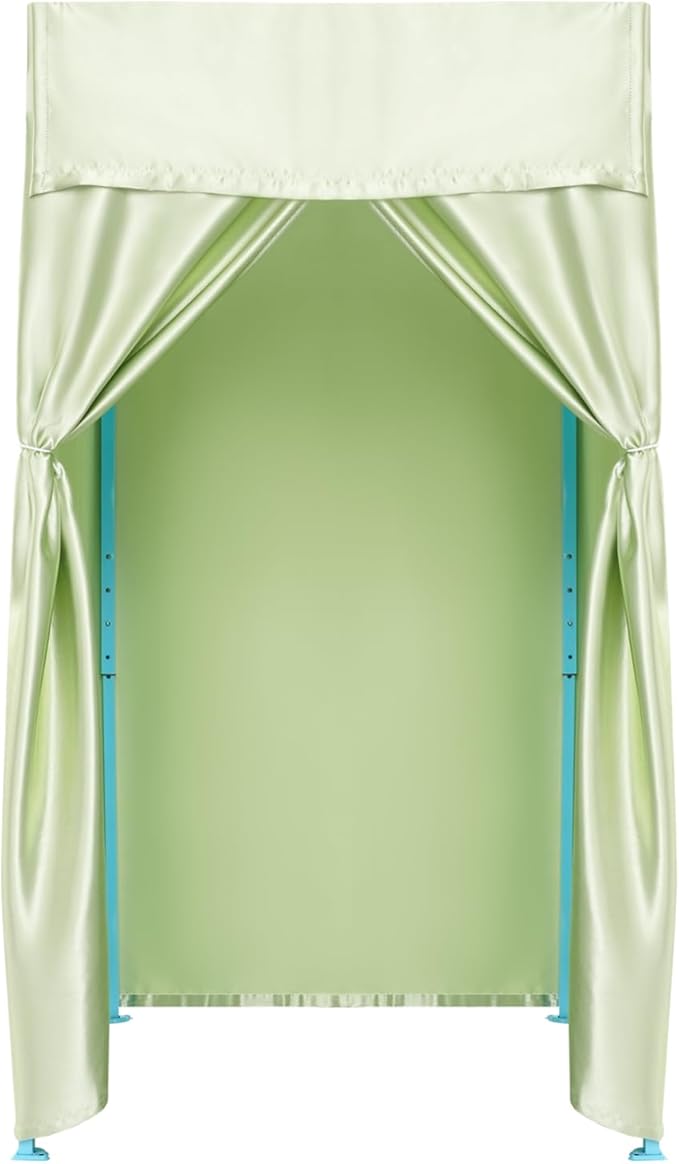 Portable Privacy Dressing Room Folding Fitting Room Portable Dressing Room Freestanding Foldable Changing Room with Curtain for Indoor Fashion Photoshoots, Camping, Or Pool