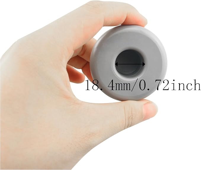 4pcs Non-Slip Rubber Rack Replacement Cooler Feet Cooler Rubber Feet Non Scratch Rubber Feet, Gray