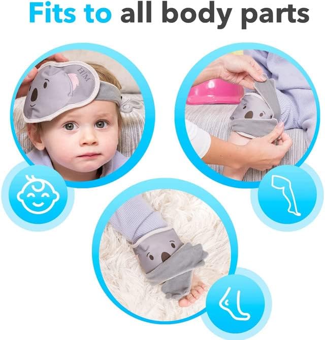 MyHalos® Kids Ice Packs for Boo Boos - Meet Kam Our Reusable Toddler Ice Pack - for Injuries, Bumps, Fevers - Colic Relief Ice Packs for Kids & Newborns with Free Story Book