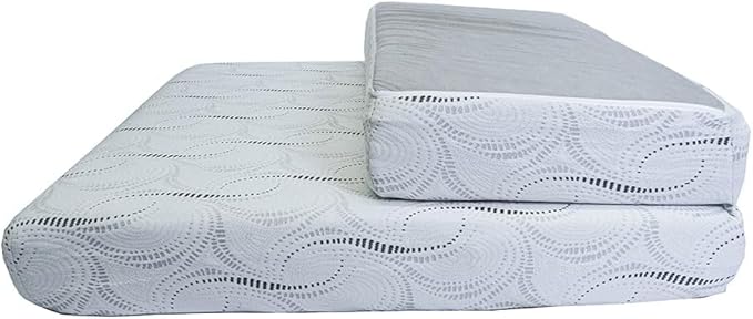 Cozyway 1/3 Bifold RV Short Queen Mattress - 8 Inch Memory Foam, Perfect for RVs and Campers, Queen Short Mattress Alternative