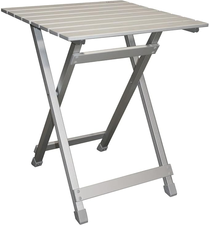 MOUNTAIN SUMMIT GEAR Quick-Fold Camping Table Made with Weather-Resistant Aluminum (Made by Caddis Sports)