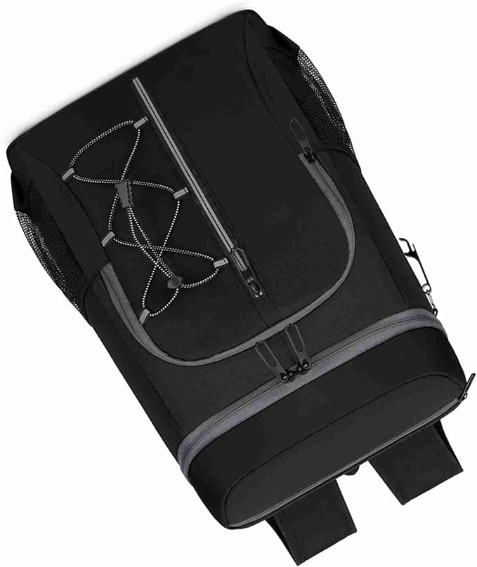 Insulated Cooler Backpack Leak Proof Aluminum Foil Inner Oxford Exterior for Camping Hiking Outdoors