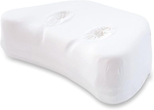 – Side Sleeping Pillow | Height Adjustable | Ear Pain Relief | CPAP Pillow | Wrinkle Prevention | TMJ | Advanced Memory Foam with Soft Cover (Soft)
