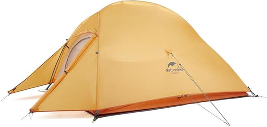 Naturehike 1/2/3Person Lightweight Camping Tent, Waterproof Tent with Inner Tent&Ground Cloth Mat, Portable Backpacking Shelter for Outdoor