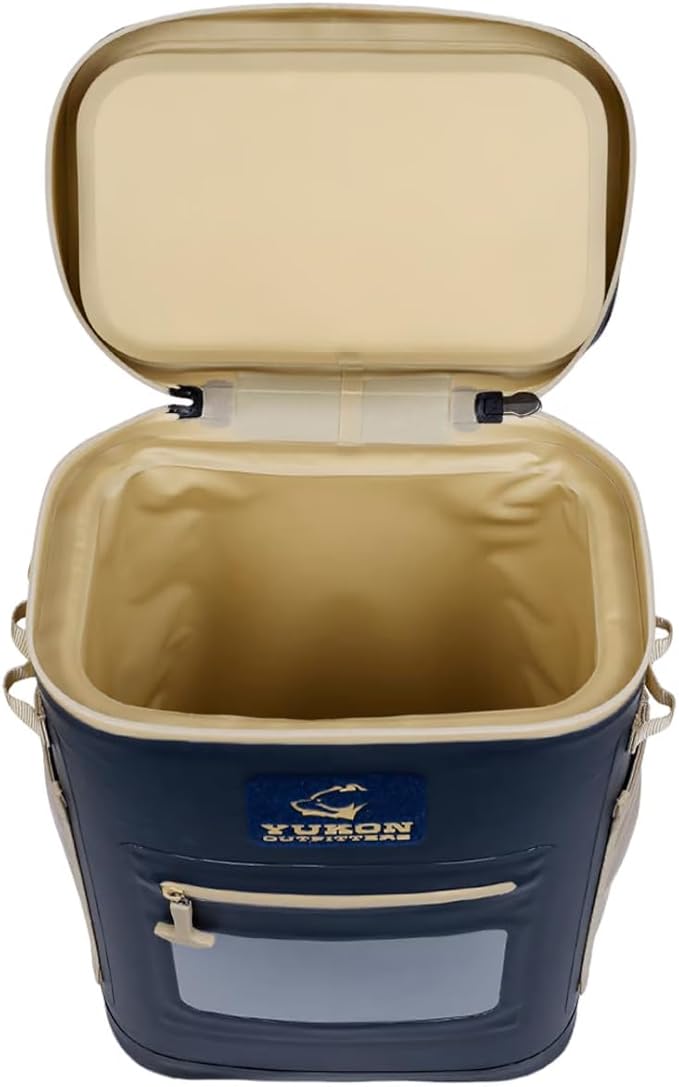 Yukon Outfitters Hatchie Backpack Cooler, 54-Liter Durable Insulated Cargo-Ready Outdoor Hiking Watersports Meals & Beverages Daypack Cooler w/Airtight Zippers, Padded Straps & Carry Handle