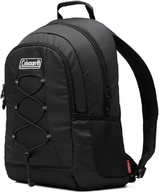 Coleman Chiller Insulated Backpack Cooler, Leakproof 28-Can Backpack Cooler with 12+ Hour Ice Retention, Made with Recycled Materials, Great for Beach, Camping, Hiking, Tailgates, Groceries, & More