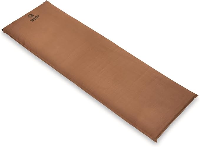 Guide Gear Self Inflating Sleeping Pad Single, 3-inch Foam Padding, Portable, Camping, Backpacking, Hunting, Tent Accessories