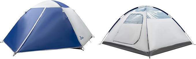 Screened Camping Tent, 3-4 Person Waterproof, Haven Tent, Backpack Double Layer Shelter, Easy Setup and Portable for Outdoor, Picnic or Hiking.