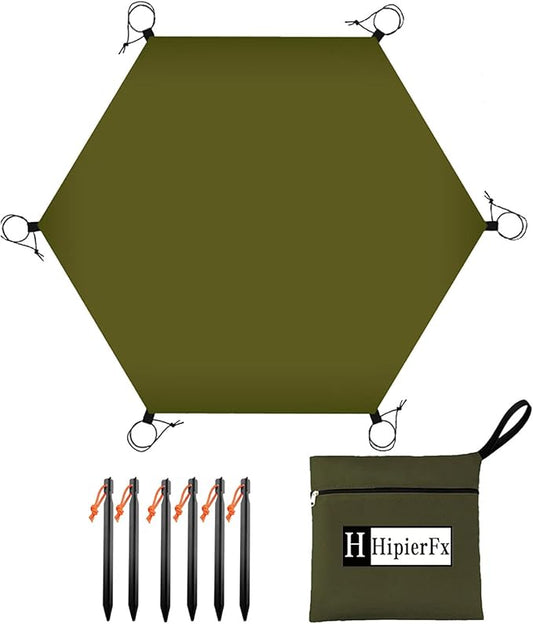 10.5x9.5 ft Tent Footprint Waterproof Camping Tarp Ultralight Mat Under Tent Moisture-Proof Ground Sheet Mat