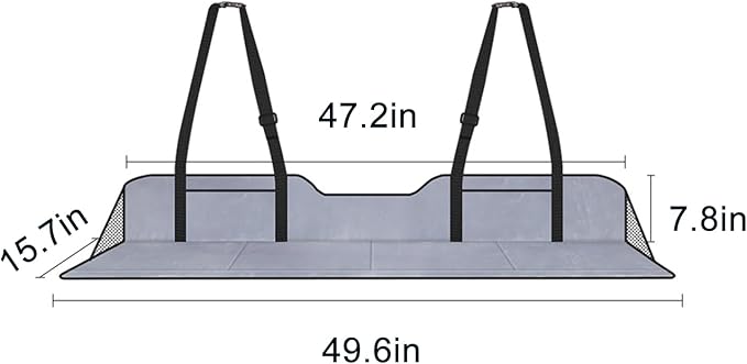 Non-Inflatable Car Mattress Back Seat Bed Extender Portable Folding Camping Travel for Sleeping