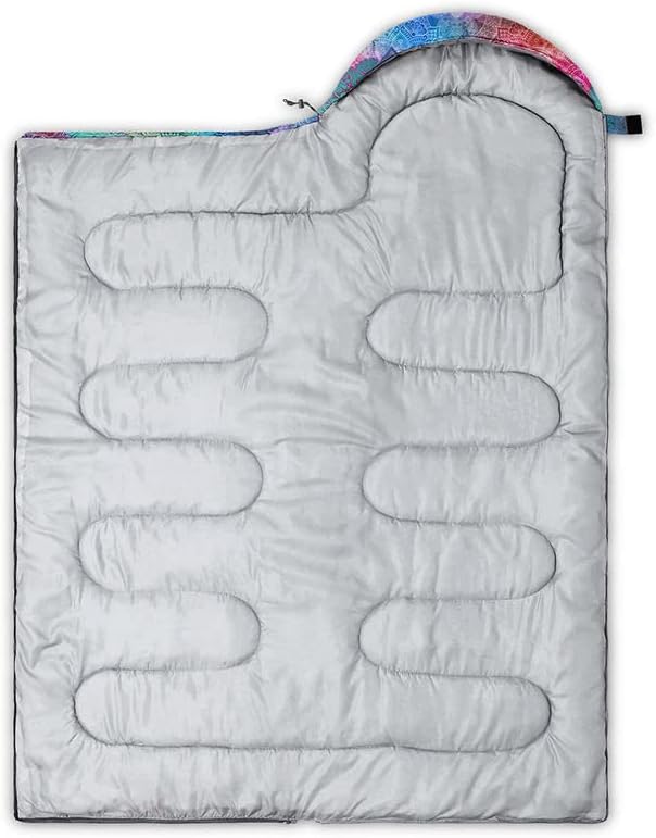 Sleeping Bag for Kids Adults,Brown Giraffe Fur Pattern-Lightweight Warm Portable Outdoor Indoor-Waterproof Cold Weather Resistant Sleeping Bag for Camping Hiking