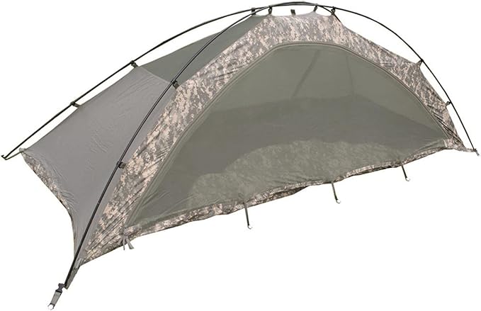 Surplus U.S. Military Improved Combat Shelter Tent, 1 Person, Used ACU