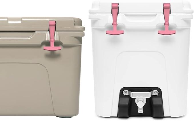 Replacement Lid Latches (2 Pack) Compatible with All Yeti,RTIC, Other Related Hard Coolers,Made of Premium Hard Durable Rubber, Easy to Install