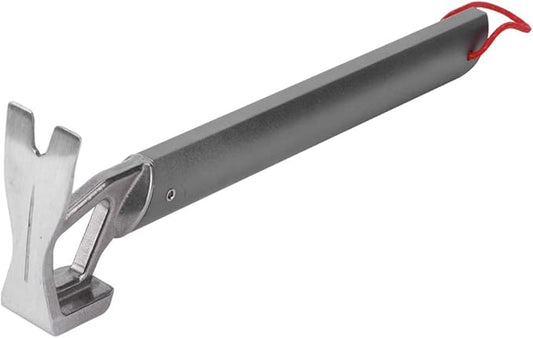 Camping Hammer, 12in Portable Lightweight Multi Functional Tent Hammer with Tent Stake Remover, Stainless Steel Heavy Duty Tent Stake Hammer, Tent Mallet for Backpacking, Hiking, Gardening, Outdoor