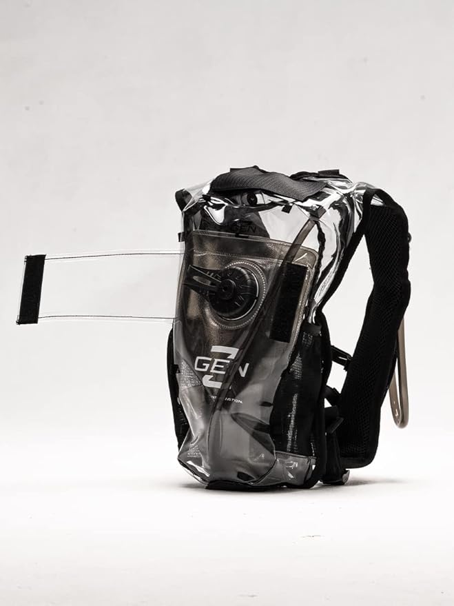 RAVERUNNER® Anti-Theft Hydration Backpack | Festival Approved Rave Backpack for Concert Goers, Leak-Free Festival Water Backpack for EDC, Rave Hydration Pack