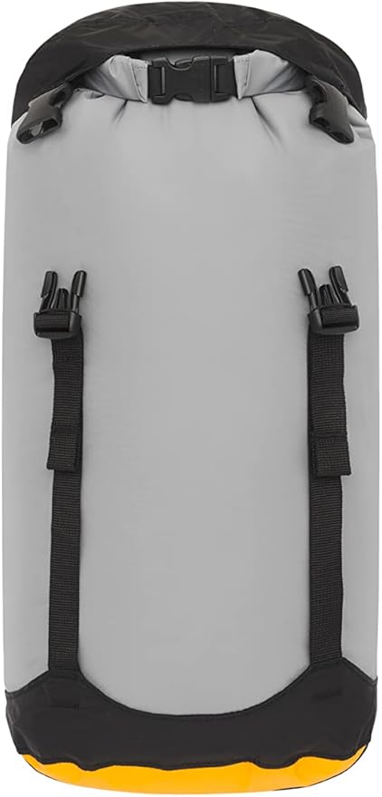 Sea to Summit eVac Compression Dry Bag, Waterproof Compression Sack, 8 Liter, High Rise Grey