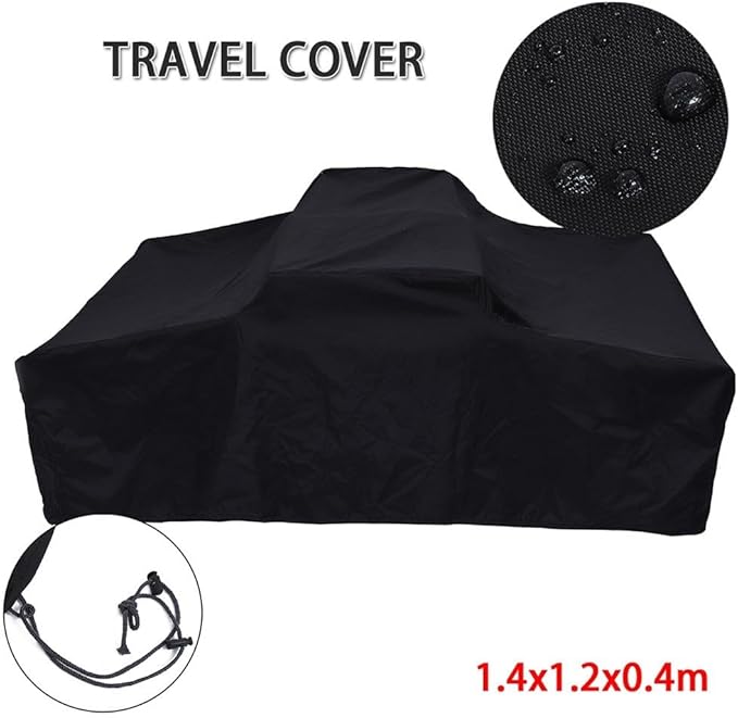 Tent Trailer Cover Travel Trailer Roof Cover Rv Roof Top Tent Camper Trailer Cover Features Covered Air Vents & Cinching Straps for Rv Storage and Organization