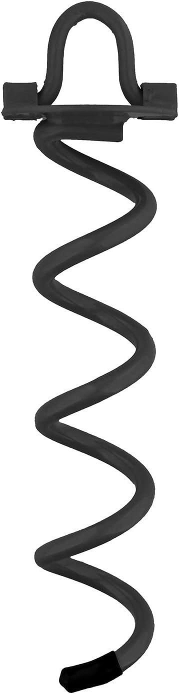7Penn Spiral Ground Anchors - 10 Inch Tent Stakes Heavy Duty Ground Screw Anchor Twist Stakes, 4 Pack