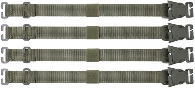 MiOYOOW 4PCS Tactical Molle Straps, Portable Molle Backpack Straps Accessories for Outdoor Camping Hiking Mountaineering