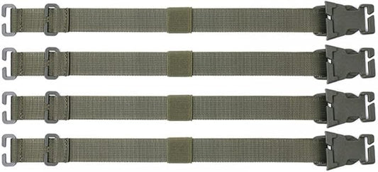 MiOYOOW 4PCS Tactical Molle Straps, Portable Molle Backpack Straps Accessories for Outdoor Camping Hiking Mountaineering