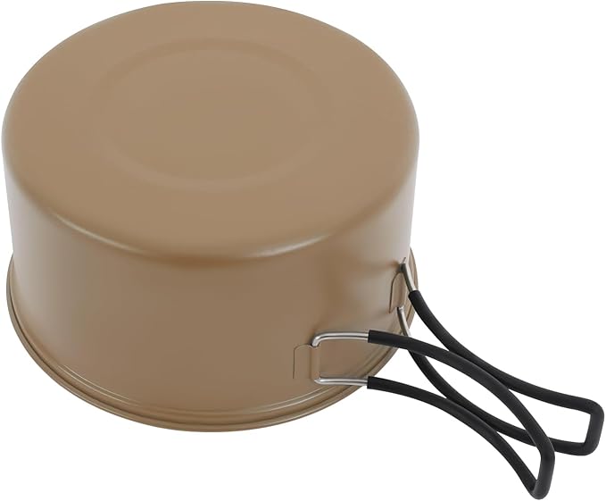 Camping Cookware Set Portable Camping Cooking Set 304 Stainless Steel Camping Pots and Pans Set Campfire Cooking Equipment with Storage Bag for Outdoor Camping Hiking Picnic for 2-3