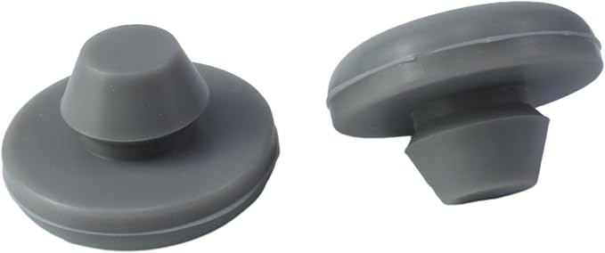 FDXGYH 4pcs Single Hole Cooler Feet Grey Non-Slip Rubber Bottom Foot Pads for YETI Tundra Hard Sided Coolers ect