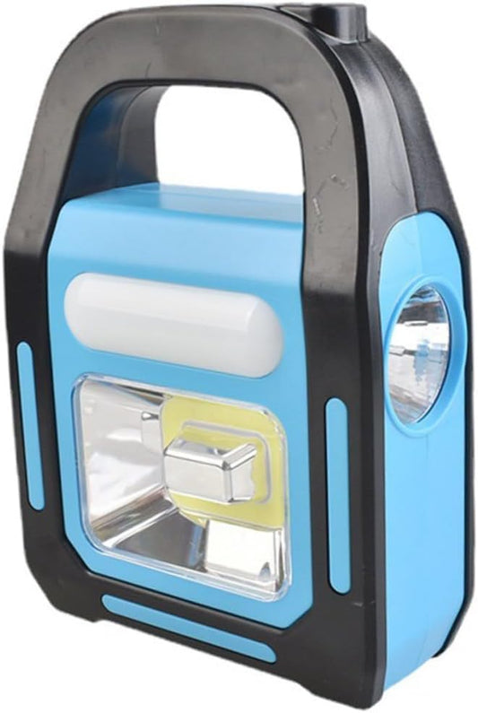 Rechargeable Work Light Solar Powered Emergency Lantern Camping Light with USB Charging for Outdoor Activities Power Outages and Emergency Situations