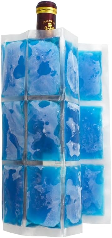 2 Large Ice Blanket Longer Cooling Durable Reusable Non Toxic and BPA Free Ice Sheet Freeze Ice Packs for Coolers Fishing Camping Keep Food BBQ Beverage Cooling delivery (14.76"x10.43" 2 Pack)