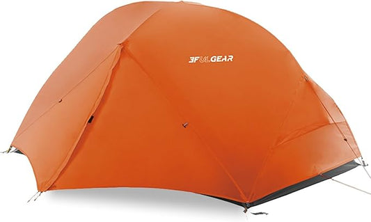 3FULGEAR Backpacking Tent, Floating Cloud 2 Easy Setup 2 Person 3/4 Season Ultralight Tents Waterproof Windproof Double Layer Lightweight Outdoor Tent for Camping, Hiking, Hunting, Survival