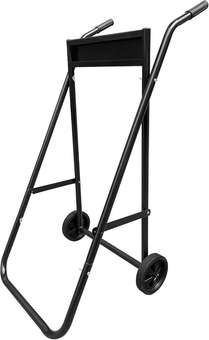 Outboard Boat Motor Stand,165LB Load Outboard Motor Carrier Multi Purposed Portable Boat Motor Engine Trolley for Repair,Maintenance,Storage