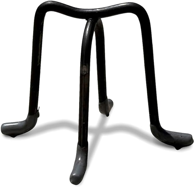 Sandbaggy 3 inch Metal Rebar Support Chairs - Plastic Dipped Legs - Rebar #3 to #5 - Concrete Wire Mesh Stands, Seat for Footings, Slabs, Walls (200, 3")