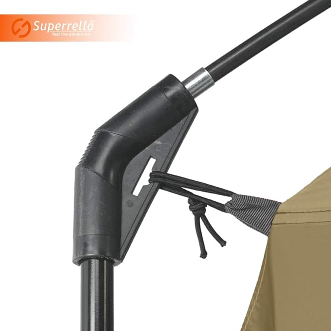 Screen House 13x9 Ft Canopy Tent Sun Shade Shelter Perfect for Outdoor Activities, Khaki