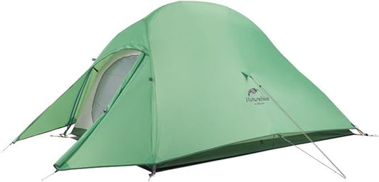 Naturehike 1/2/3Person Lightweight Camping Tent, Waterproof Tent with Inner Tent&Ground Cloth Mat, Portable Backpacking Shelter for Outdoor