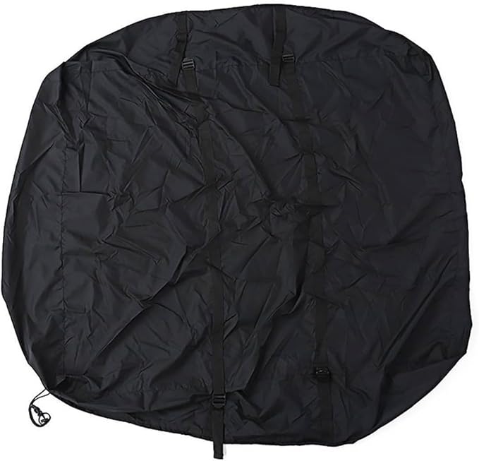 Roof Top Tent Cover RV Travel Trailer Cover 420D Oxford Cloth Cover Protection Storage Bag Roof Top Tents Camper Cover for Car Camping Black 143X120x28cm