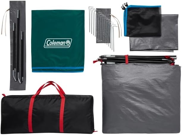 Coleman Skydome Tent with 5 Minute Setup, 2/4/6/8-Person Weatherproof Tent with Rainfly & Carry Bag, 20% More Headroom Than Traditional Canopies