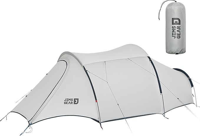 Naturehike 2.2lb/3.2lb Ultralight Backpacking Tent - 1/2 Person Waterproof Tunnel Tent with Lightweight Aluminum Pole, Easy Setup One Man Tent for Camping, Backpacking, Hiking, Hunting