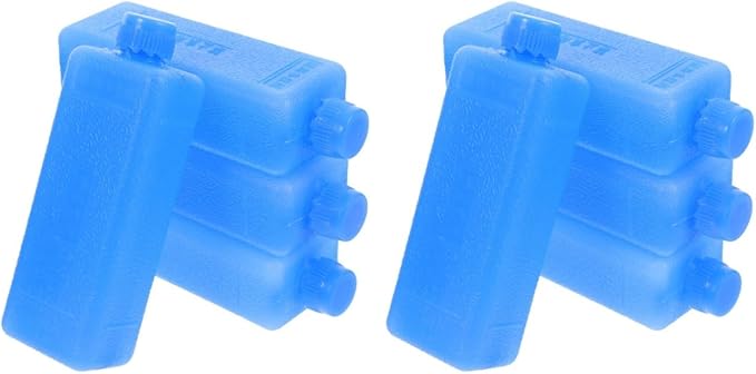 DOITOOL Reusable Ice Packs for Air Conditioner Fan, 8PCS for Cooler, Cooler Freezer Blocks Portable Cooler Freezer Boxes