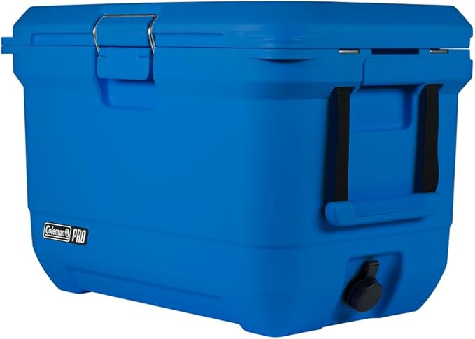 Coleman Pro Heavy-Duty 45qt Ultra-Light Premium Hard Cooler, Extra-Thick Insulation Keeps Ice up to 4 Days, 74-Can Capacity