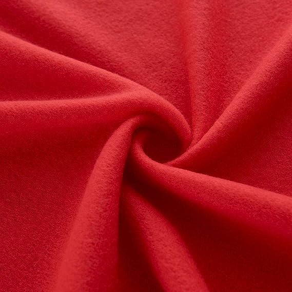 CAI TENG Fleece Throw Blankets Bulk Soft Lightweight Solid Warm Kids Blanket Cozy Christmas Fleece Blanket for Couch Bed Travel Wedding Gifts Outdoor 6 Pack Red 50 x 60 inch