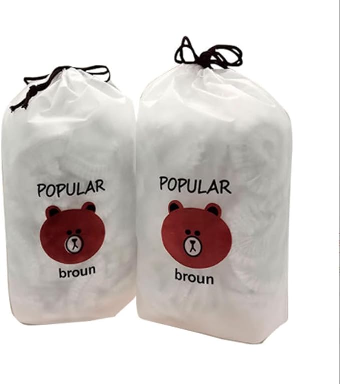 200 PCS Fresh Keeping Bags Food Elastic Keeping Covers Seal Adjustable Bowl Covers,for Leftover Meal With and Meal Prep Picnic Camping